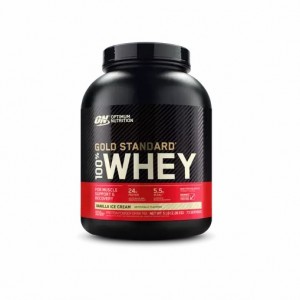Optimum Nutrition GOLD STANDARD 100% WHEY™ Vainilla Ice Cream 5 lb (73 Servings) Peru | 85237OJIQ