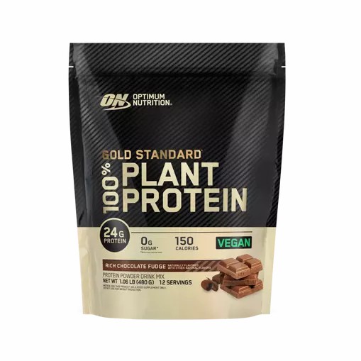 Optimum Nutrition GOLD STANDARD® 100% Plant Rich Chocolate Fudge 1.06 lb (12 Servings) Peru | 58642TSWQ