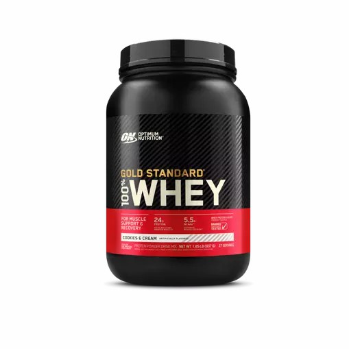 Optimum Nutrition GOLD STANDARD 100% WHEY™ Cookies & Cream 2 lb (27 Servings) Peru | 39178NOVZ