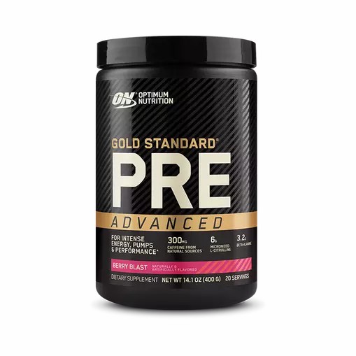 Optimum Nutrition GOLD STANDARD® Pre Advanced Berry Blast 0.88 lb (20 Servings) Peru | 36450RBAM