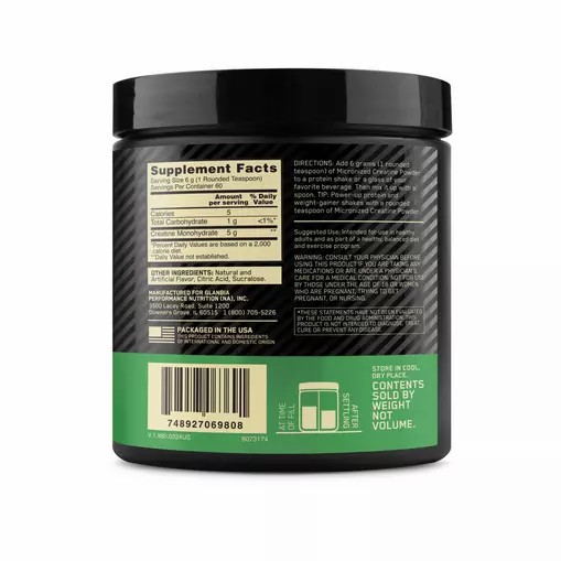 Optimum Nutrition Micronized Creatine Powder Blueberry Lemonade 0.79 lb (60 Servings) Peru | 75198LZIP